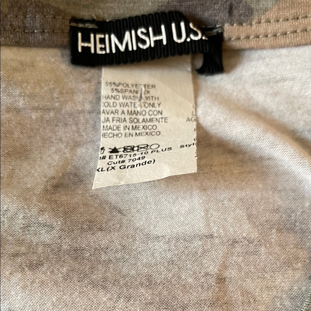 Heimish USA Camouflage Tee, XL - Picture 3 of 3